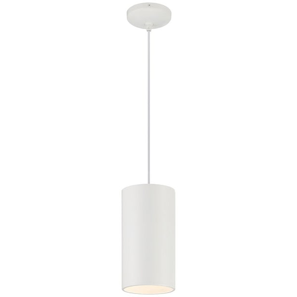 Access Lighting Pilson XL, Pendant, Matte White Finish, Steel 29007-MWH-C - main